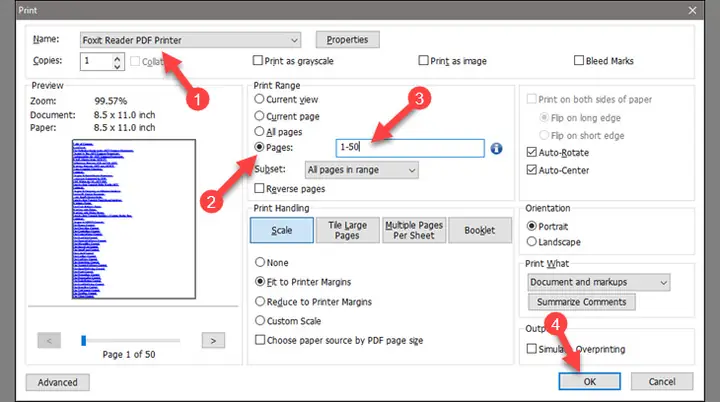 1cắt File Pdf Bằng Phần Mềm Foxit Reader