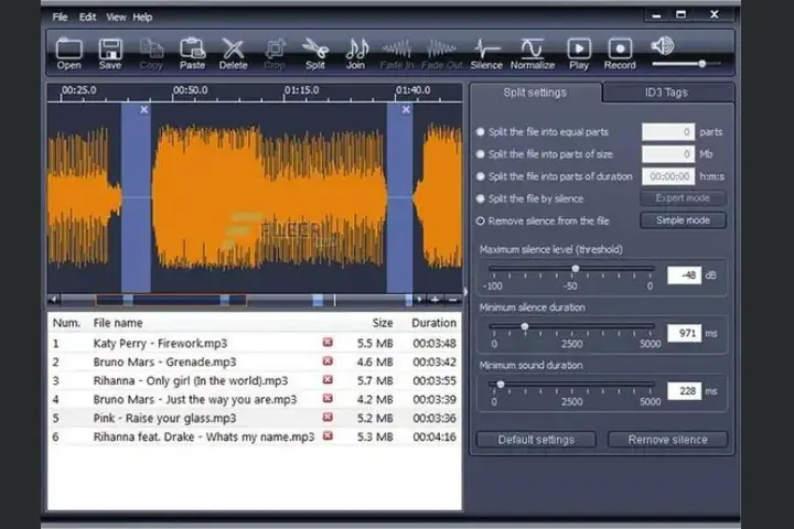 Wave Mp3 Cutter Joiner