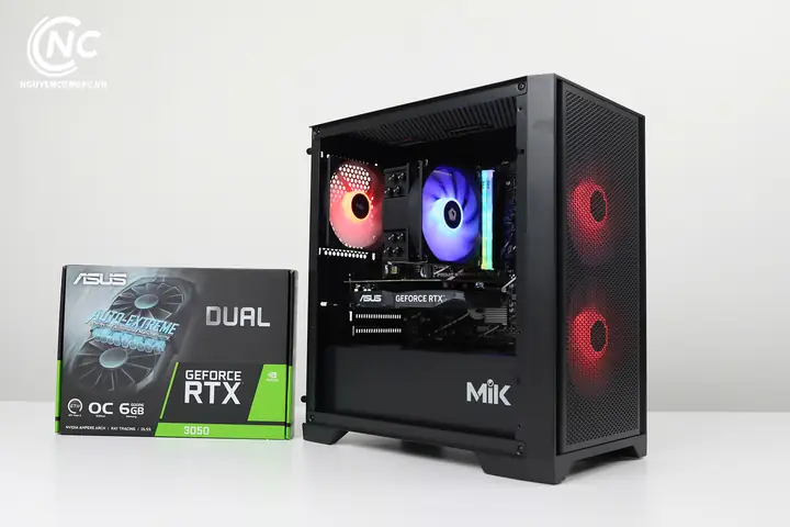 Bộ Pc Gaming Core I5 12400f / Ram 16g Rgb / Vga Rtx 3050 6g