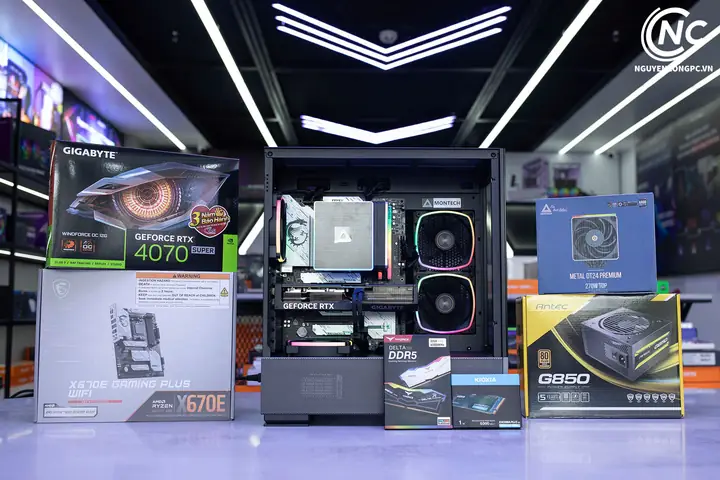 Bộ Pc Ryzen 9 9950x, Ram 32gb, Rtx 4070 Super Bộ Pc Ryzen 9 9950x, Ram 32gb, Rtx 4070 Super