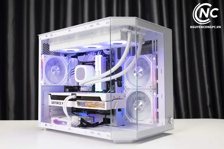 Bộ Pc Gaming Amd Ryzen 7 7800x3d, Ram 32gb Ddr5, Rtx 4070 Super Ultra White 12gb Bộ Pc Gaming Amd Ryzen 7 7800x3d, Ram 32gb Ddr5, Rtx 4070 Super Ultra White 12gb