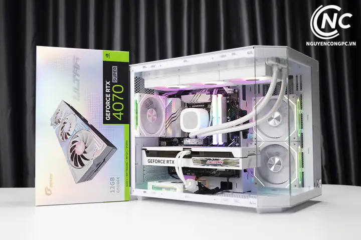 Bộ Pc Gaming Amd Ryzen 7 7800x3d, Ram 32gb Ddr5, Rtx 4070 Super Ultra White 12gb Bộ Pc Gaming Amd Ryzen 7 7800x3d, Ram 32gb Ddr5, Rtx 4070 Super Ultra White 12gb