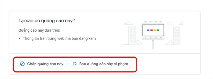 - Ngưng Xem, Chặn, Báo Cáo Quảng Cáo