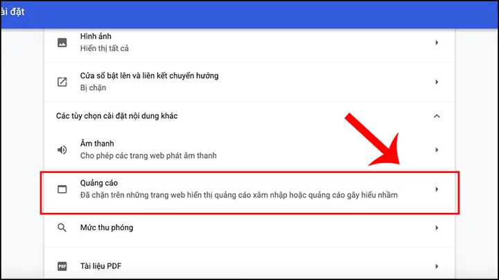 - Sử Dụng Menu Setting Trong Google Chrome