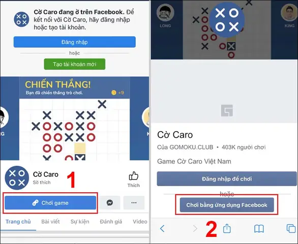 Tìm Đến Mục Chơi Game Tên Facebook