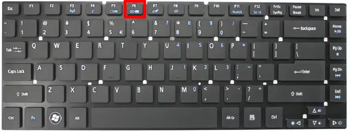 Phím F6 Phím F6