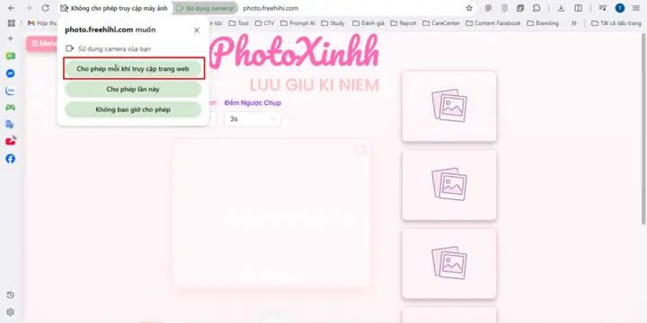 Cách Chụp Ảnh Photobooth Online Bằng Điện Thoại, Máy Tính Cực Đơn Giản