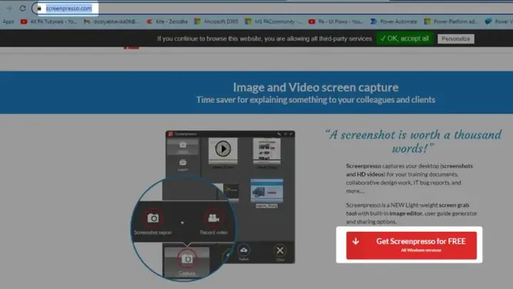 Screenpresso – Công Cụ Chụp Màn Hình Máy Tính Mạnh Mẽ
