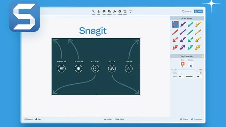Snagit – Công Cụ Chụp Màn Hình Máy Tính Lý Tưởng