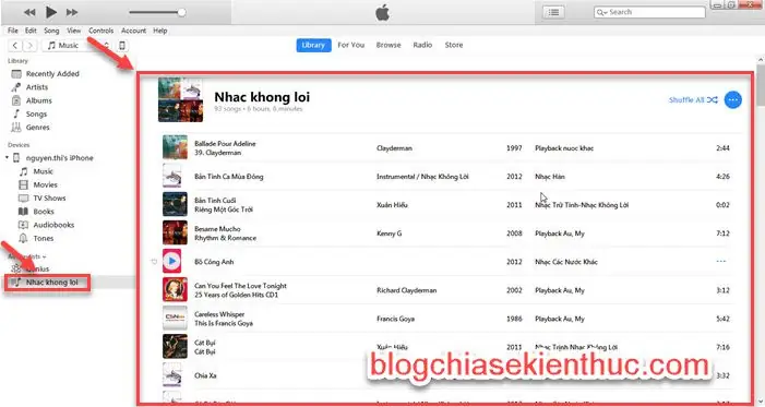 #1. Hướng Dẫn Chép Nhạc Từ Máy Tính Vào Iphone Bằng Phần Mềm Itunes