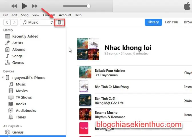 #1. Hướng Dẫn Chép Nhạc Từ Máy Tính Vào Iphone Bằng Phần Mềm Itunes