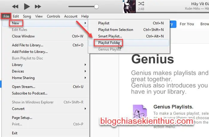 #2. Đồng Bộ Nhạc Bằng Itunes – Tùy Chọn Từng Playlist Bạn Yêu Thích