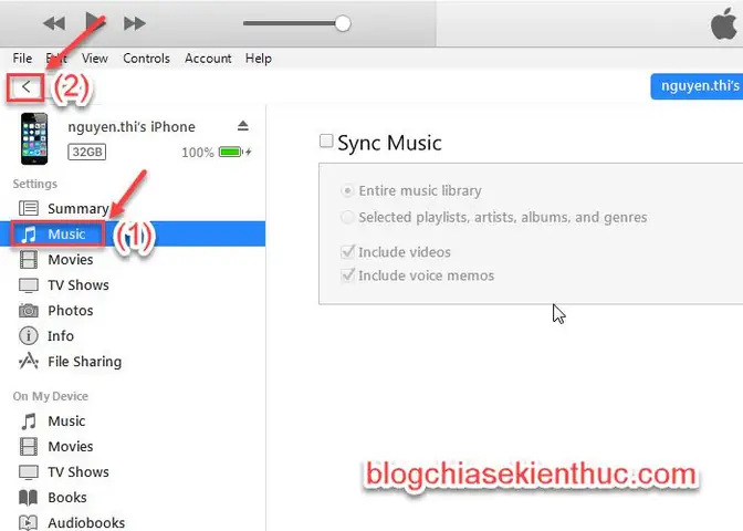 #1. Hướng Dẫn Chép Nhạc Từ Máy Tính Vào Iphone Bằng Phần Mềm Itunes