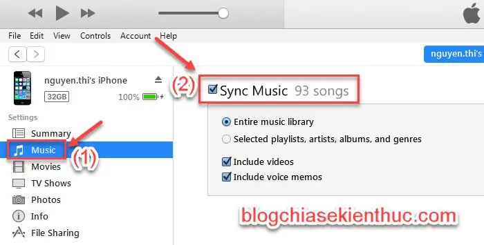 #1. Hướng Dẫn Chép Nhạc Từ Máy Tính Vào Iphone Bằng Phần Mềm Itunes