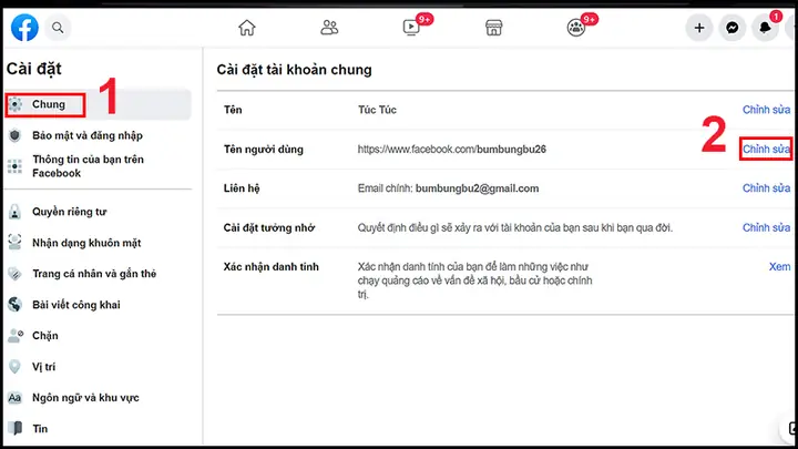 Đăng Nhập Facebook Bằng Tên Người Dùng