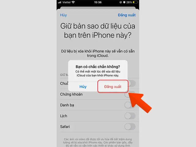 Đăng Xuất Icloud Trên Điện Thoại