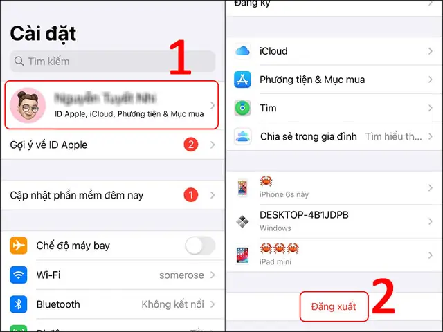 Đăng Xuất Icloud Trên Điện Thoại