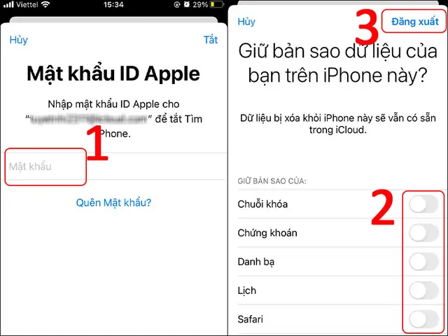 Đăng Xuất Icloud Trên Điện Thoại