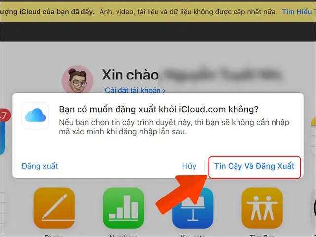 Đăng Xuất Icloud Trên Máy Tính