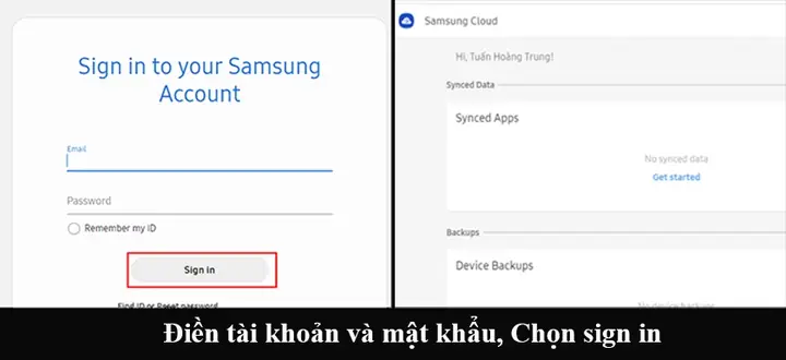 Đăng Nhập Trên Máy Tính Pc