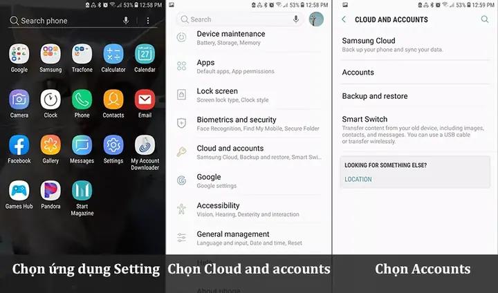 Đăng Nhập Samsung Cloud Trên Điện Thoại, Máy Tính Bảng