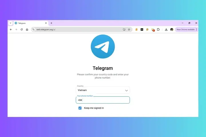 Đăng Nhập Telegram Trên Máy Tính Bằng Số Điện Thoại