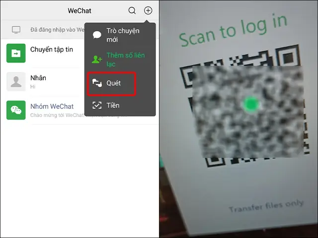 Cách Đăng Nhập Wechat Trên Máy Tính