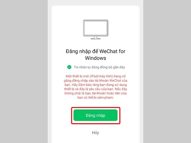 Cách Đăng Nhập Wechat Trên Máy Tính