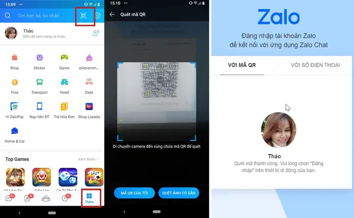 Cách 2: Đăng Nhập Zalo Web Bằng Mã Qr Cách 2: Đăng Nhập Zalo Web Bằng Mã Qr