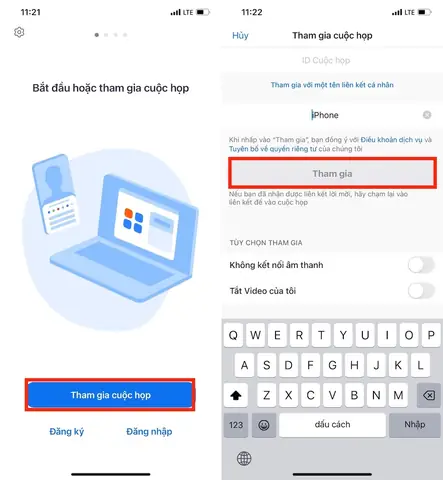 Đối Với Người Tham Gia Cuộc Họp