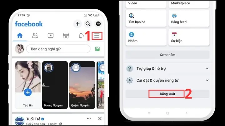 Cách Đăng Xuất Facebook Trên Điện Thoại Android Cách Đăng Xuất Facebook Trên Điện Thoại Android