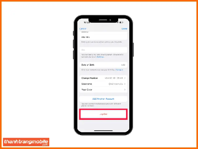 Cách Đăng Xuất Telegram Trên Iphone