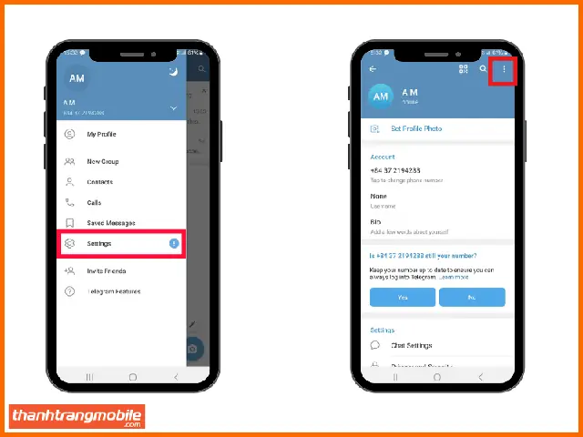 Cách Đăng Xuất Telegram Trên Android
