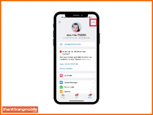 Cách Đăng Xuất Telegram Trên Iphone
