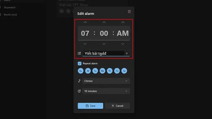 Cách Đặt Báo Thức Trên Máy Tính Win 11