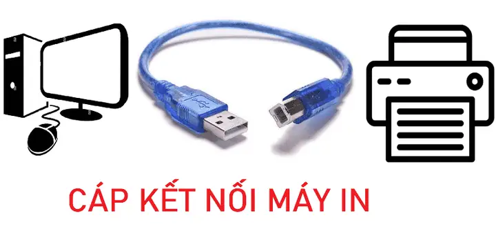 Dây Cáp Máy In Kết Nối Với Máy Tính