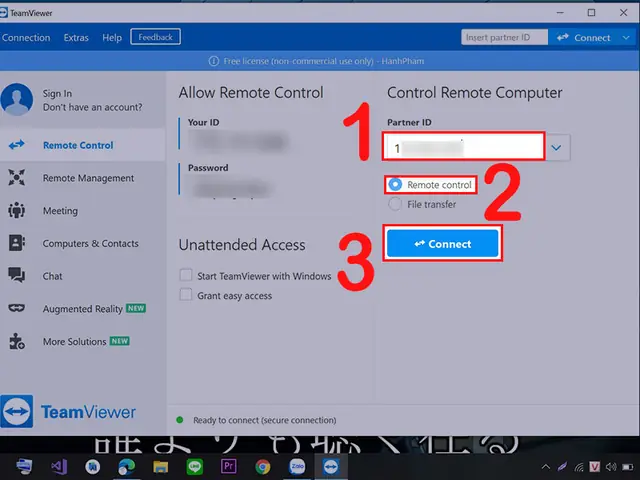 Cách Sử Dụng Teamviewer Trên Máy Tính