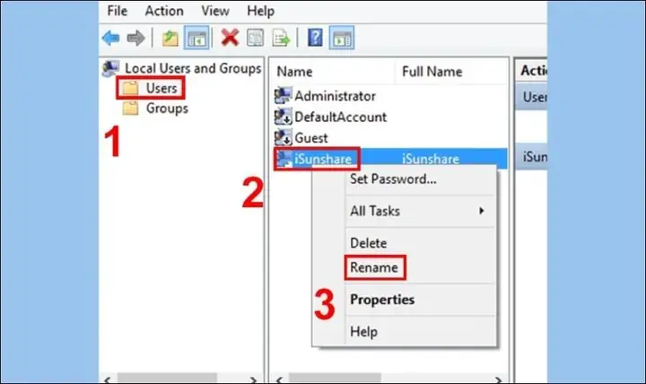Đổi Tên Máy Tính Win 10 Bằng Local Users And Groups Đổi Tên Máy Tính Win 10 Bằng Local Users And Groups