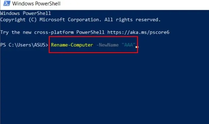 Cách Đổi Tên Máy Tính Win 10 Bằng Windows Powershell Cách Đổi Tên Máy Tính Win 10 Bằng Windows Powershell