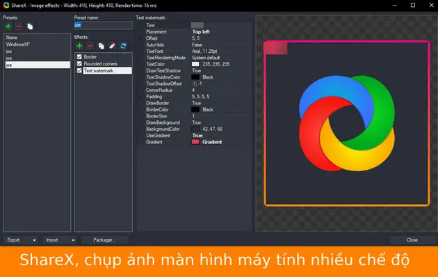 Giới Thiệu Sharex
