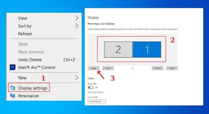 Cách Kết Nối 2 Màn Hình Máy Tính Win 10