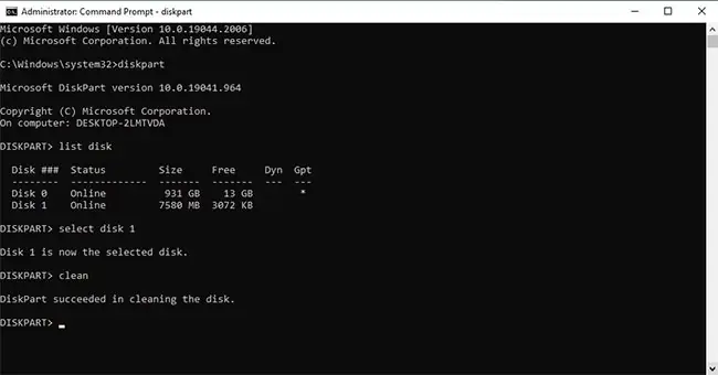 Format Thẻ Sd Windows Bằng Command Prompt