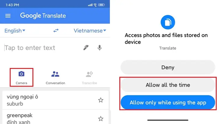 Cách Dùng Google Dịch Hình Ảnh Trên Điện Thoại
