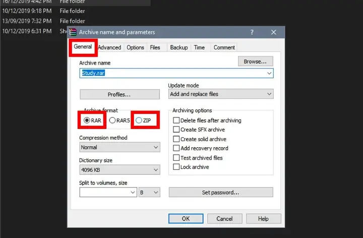 Cách Nén File