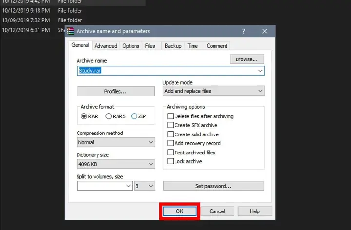 Cách Nén File