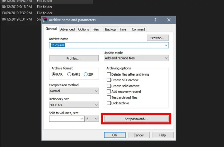 Cách Nén File