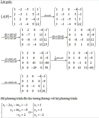 Hệ Phương Trình Tuyến Tính Là Gì? Tại Sao Cần Giải Bằng Máy Tính?