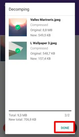 Ứng Dụng Decomp Trên Điện Thoại Android