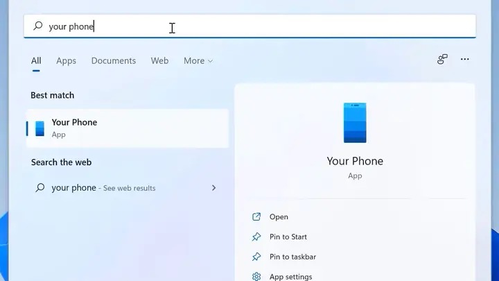 Hướng Dẫn Gọi Điện Thoại Trên Máy Tính Với Ứng Dụng Your Phone Bước 1