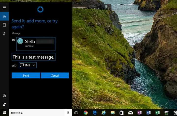 3gửi Tin Nhắn Thông Qua Cortana (windows) 3gửi Tin Nhắn Thông Qua Cortana (windows)